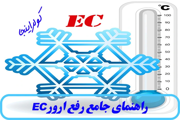 راهنمای جامع رفع ارور EC در کولر گازی 3 ererer